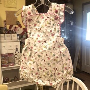 Florence Eiseman Classic Summer Romper Size 3months NEW WITH TAGS